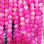 8mm Multi-Color Glossy Beads (80–90 Pieces) - Image 24