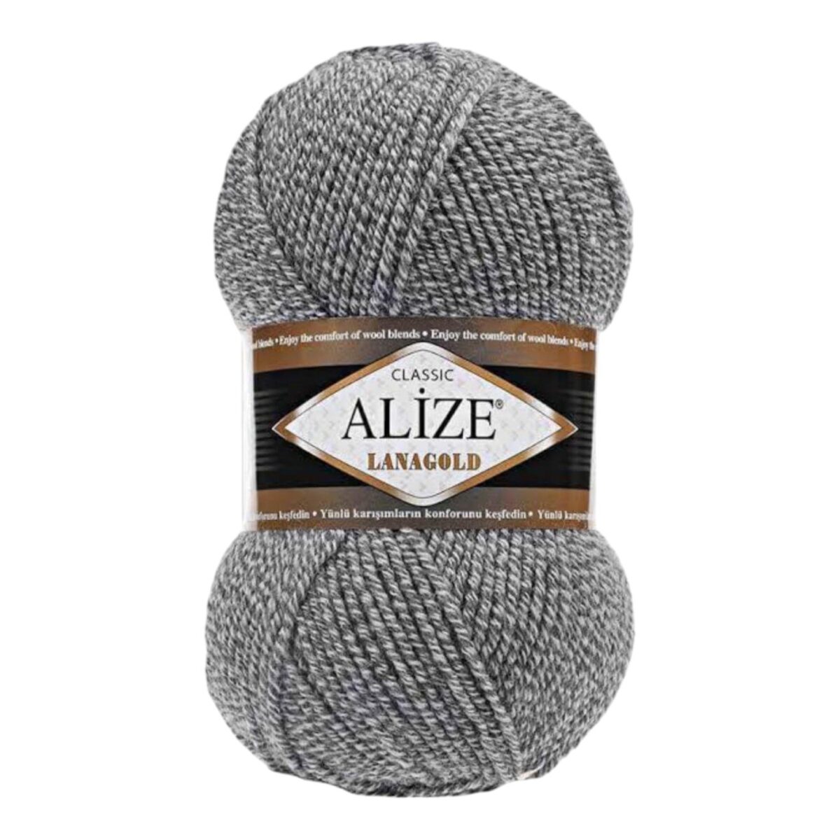 Alize Lanagold Wool Blend Yarn (49% Wool, 51% Acrylic) - Image 1