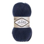 Alize Simli Sal Wool Yarn – 95% Acrylic, 5% Metallic | 100g Ball - Image 6