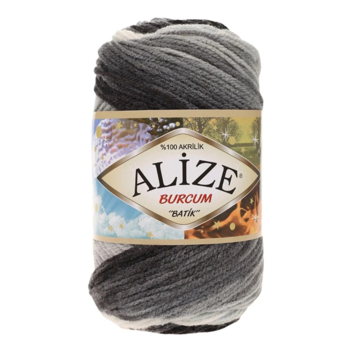 Alize Burcum Batik Yarn – 100% Acrylic, 100g Skein, 210m - Image 11