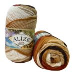 Alize Burcum Batik Yarn – 100% Acrylic, 100g Skein, 210m - Image 8