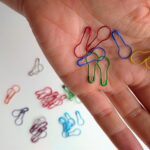 40PCS Crochet Stitch Markers – Colorful Locking Stitch Counters for Crochet & Knitting