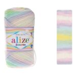 Alize Sekerim Bebe Batik Yarn – 100% Premium Acrylic - Image 5