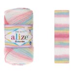 Alize Sekerim Bebe Batik Yarn – 100% Premium Acrylic - Image 3