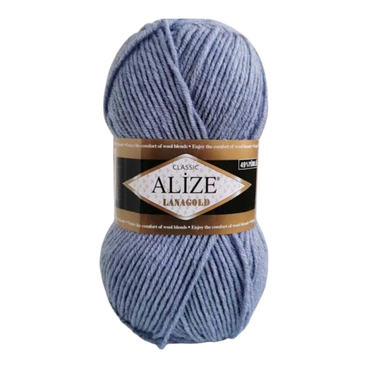 Alize Lanagold Wool Blend Yarn (49% Wool, 51% Acrylic) - Image 2