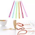 Plastic Needle Set 7cm – 10pcs Colorful Large-Eye Yarn & Sewing Needles - Image 3