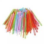 Plastic Needle Set 7cm – 10pcs Colorful Large-Eye Yarn & Sewing Needles - Image 2