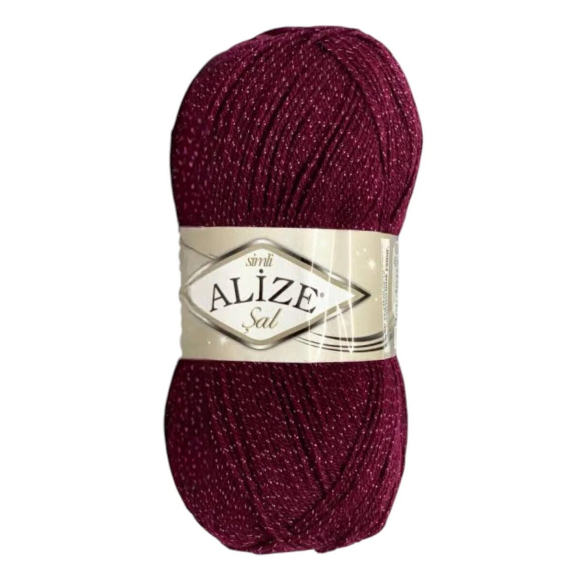 Alize Simli Sal Wool Yarn – 95% Acrylic, 5% Metallic | 100g Ball - Image 7