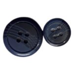 4-Hole Coat Buttons Plastic | Durable 6pc Pack - Image 2