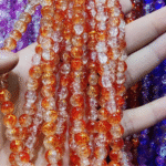 Multi Shade Crystal Beads – 8mm | 80-90pcs String