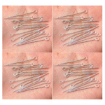 Gold & Silver Eye Pins (10g) | Essential Jewelry Making DIY - Image 4