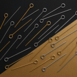 Gold Silver Eye Pins for Jewelry Making