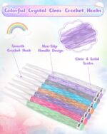 Coopay Ergonomic Inline Crochet Hooks Set | Comfort Grip - Image 3