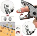 Metal Snaps Buttons Kit with Plier | Assorted Colors DIY - Image 5