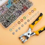 Metal Snaps Buttons Kit with Plier | Assorted Colors DIY