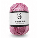 Metallic T-Shirt Yarn Chunky | Cotton Milk Fiber Blend - Image 2