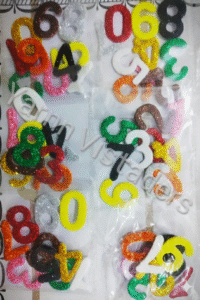 Glitter Foamy Alphabet Stickers