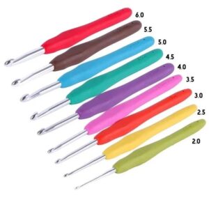 Rubber Grip Crochet Hooks