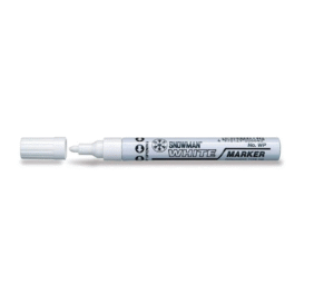 Snowman Permanent Paint Marker - white
