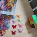 Multi Acrylic Butterfly Beads