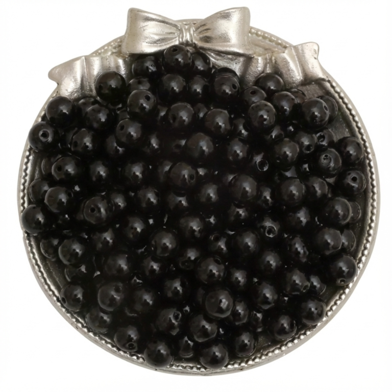 Plain Solid Marble Beads 8mm