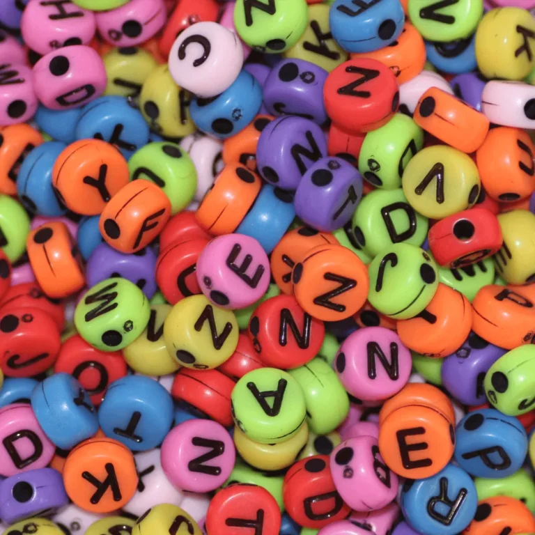 Mixed Alphabet Letter Beads