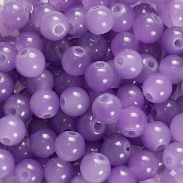 Plain Solid Marble Beads 8mm