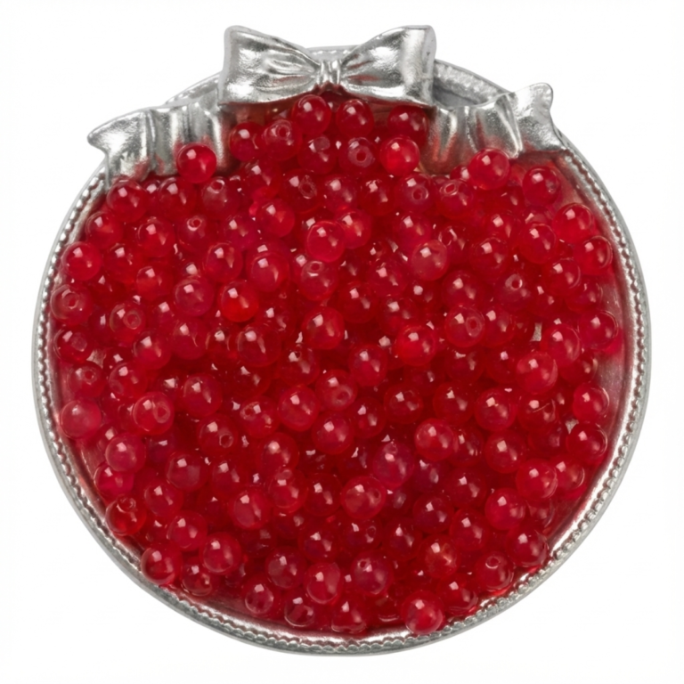 Plain Solid Marble Beads 8mm