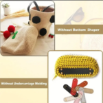 Premium Leather Bag Base Oval Shaper | DIY Crochet Knit - Image 3