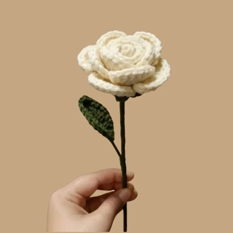 Handmade Wool Flower Decor