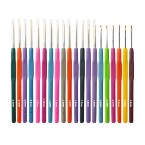 Gold Head Crochet Hooks Rubber