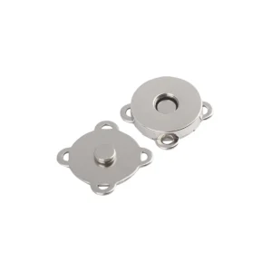 Magnetic Purse Snap silver