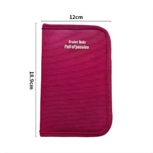 Premium Crochet Hook Set Red Case