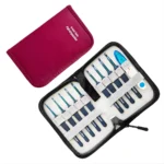 Premium Crochet Hook Set Red Case