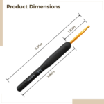 9-Piece Ergonomic Crochet Hook Set