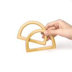 Premium Plastic D-Shaped Bag Handles (Set of 2)