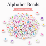 Alphabet Beads for Bracelets (50g Pack)