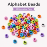 Alphabet Beads for Bracelets (50g Pack)
