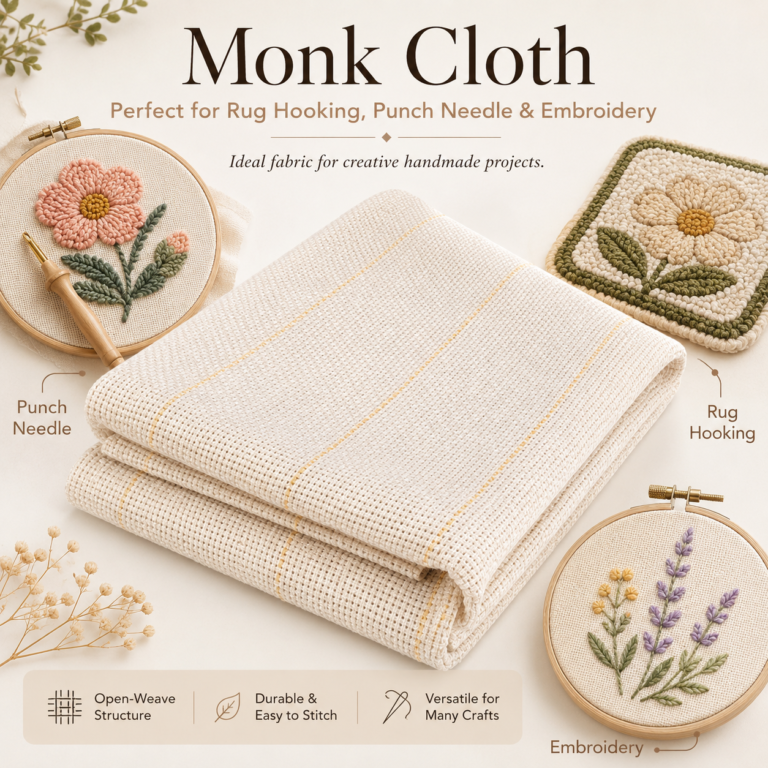 Monk Cloth for Punch Needle & Rug Hooking