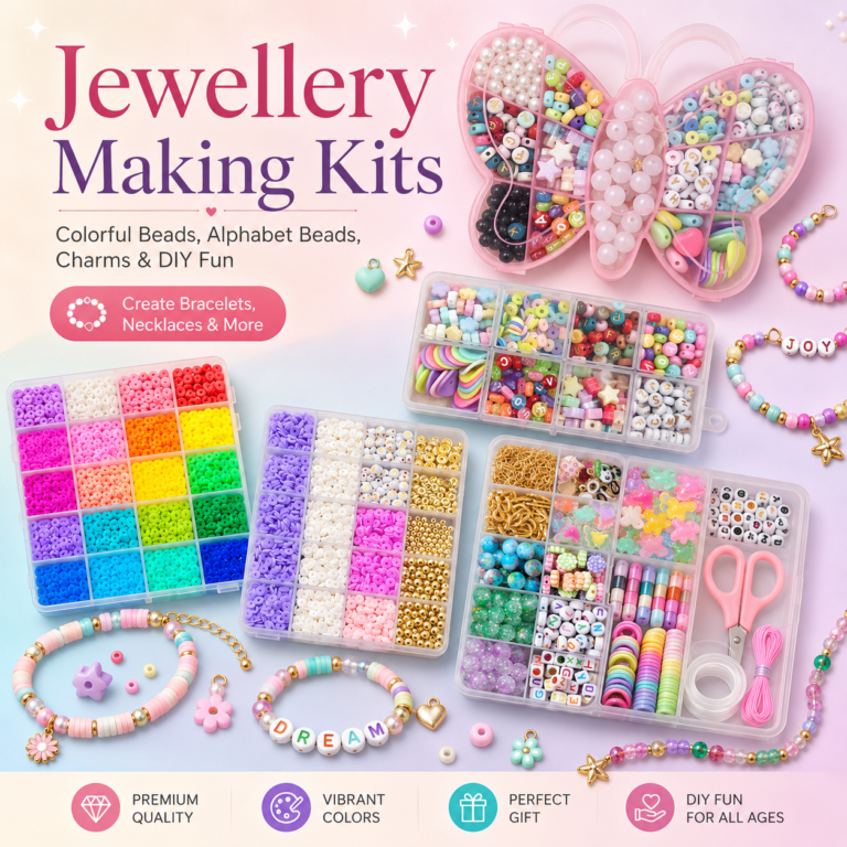 Jewellery Making Kit with Colorful Beads
