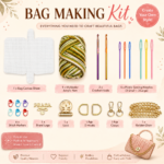 Complete Crochet Bag Kit for Beginners