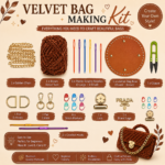 Velvet Bag Making Kit for Beginners