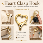 Heart Shape Clasp Hook for Bags