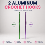 Beginner Crochet Kit with Guide Book
