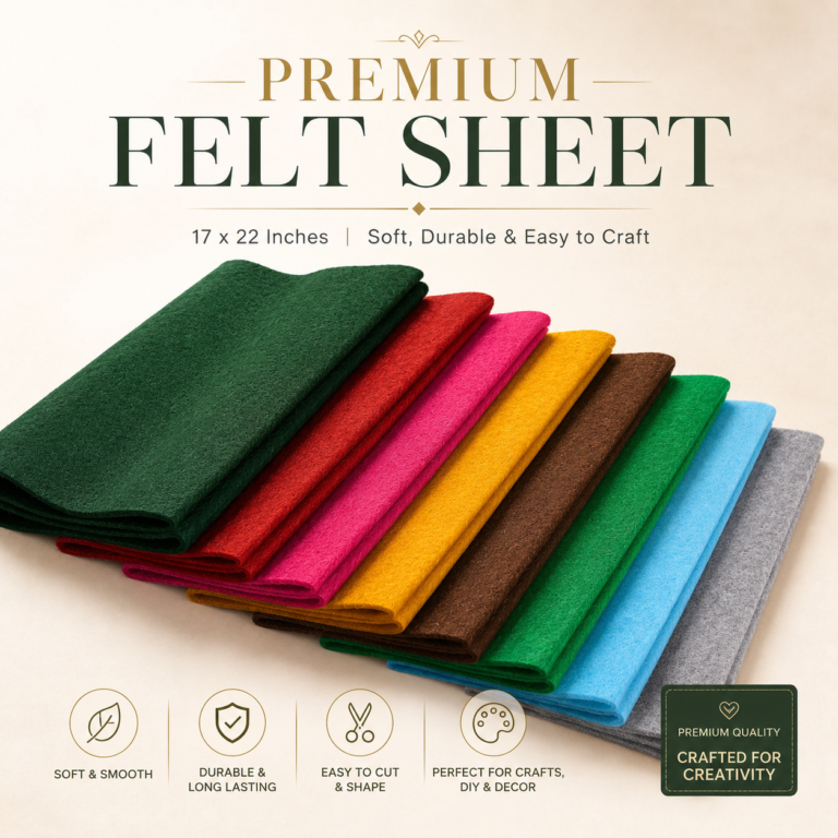 Premium Felt Sheet (17×22 Inches)