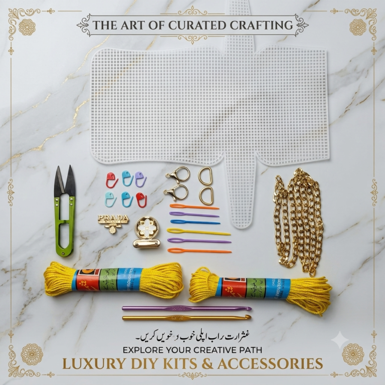 Luxury DIY Crochet Bag Making Kit