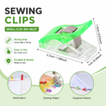Multi-Colour Fabric Wonder Clips
