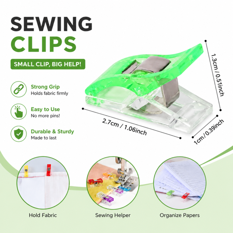 Multi-Colour Fabric Wonder Clips