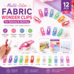 Multi-Colour Fabric Wonder Clips