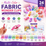 Multi-Colour Fabric Wonder Clips